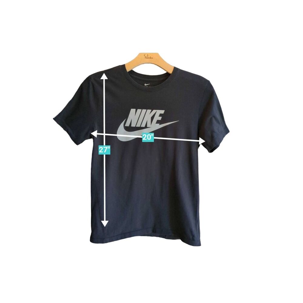 Nike White Logo Men's Shortsleeve T-shirt Size Medium - Picture 5 of 5